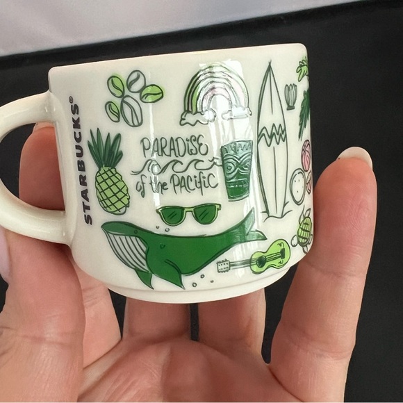 Starbucks Hawaii Coffee Mug Christmas Ornament You are here Collection 2 Oz - Picture 5 of 8